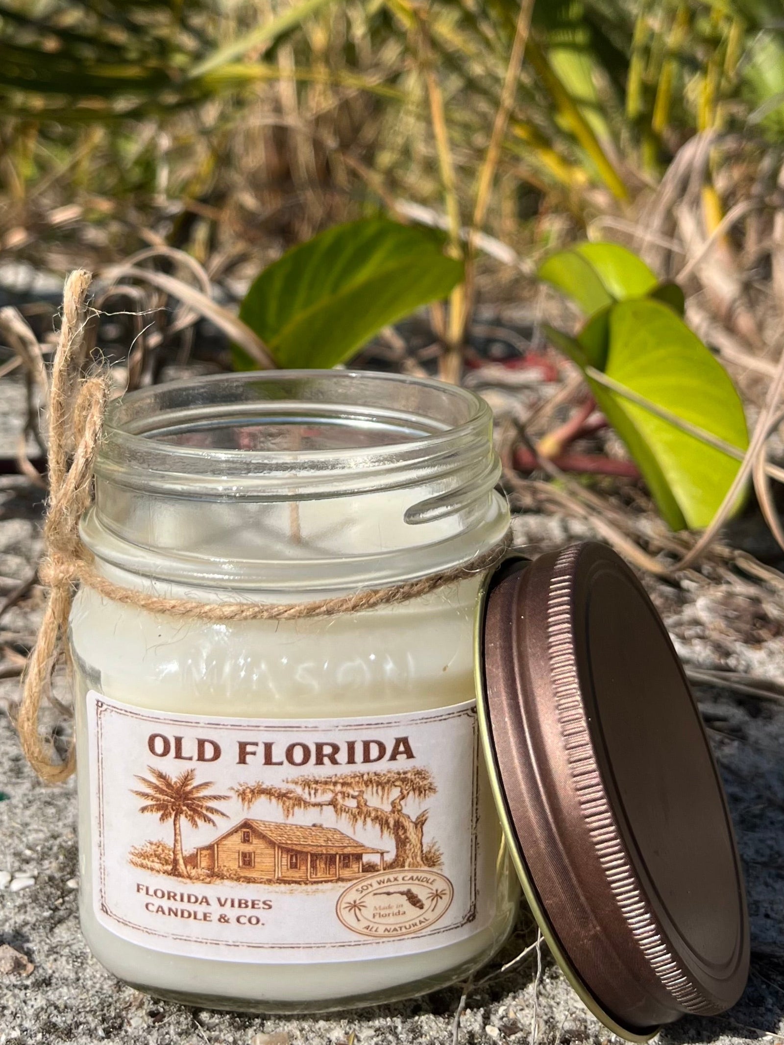 Grab an Old Florida 8oz for the perfect giftable candle!