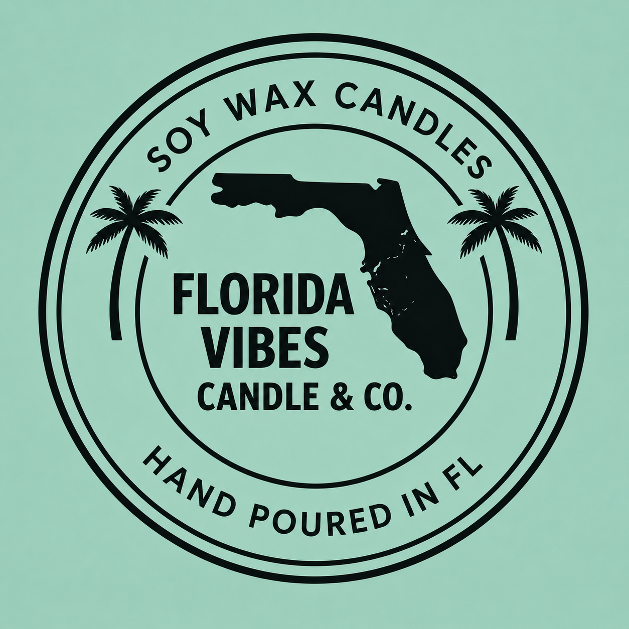 Florida Pine 16 oz Mason Jar