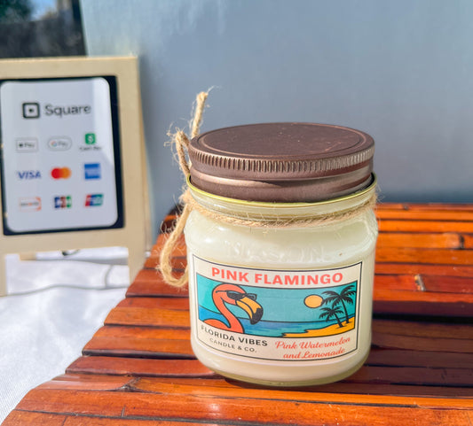 Pink Flamingo 8oz