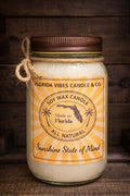 SUNSHINE STATE OF MIND 16 oz Mason Jar