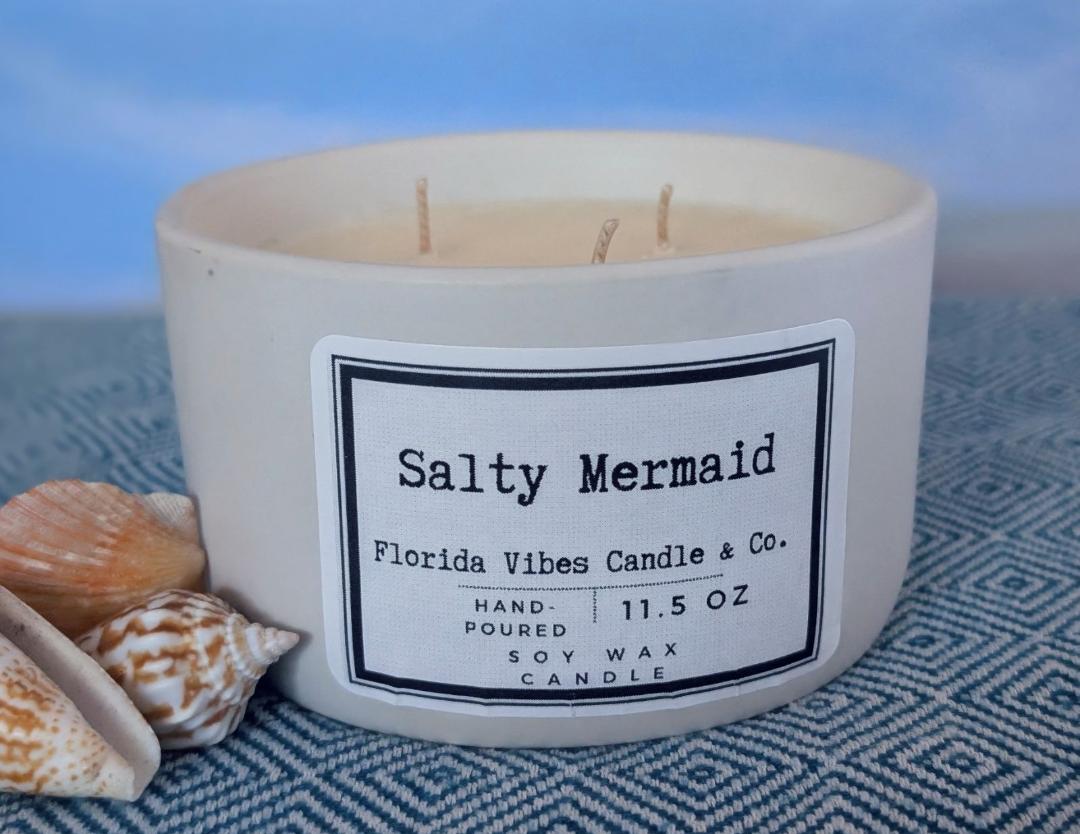 Salty Mermaid 3 Wick